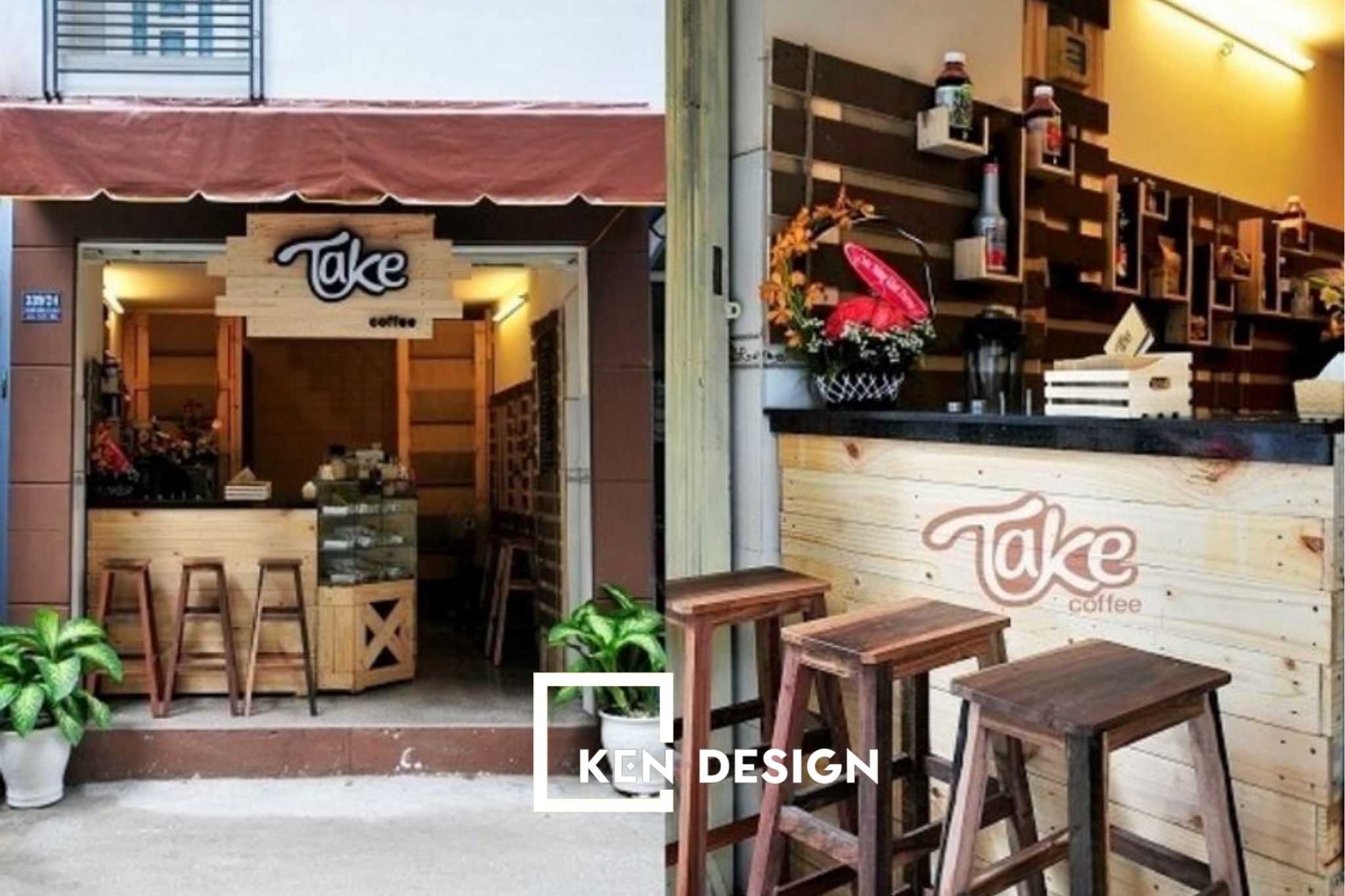 Mô hình quán cafe take-away